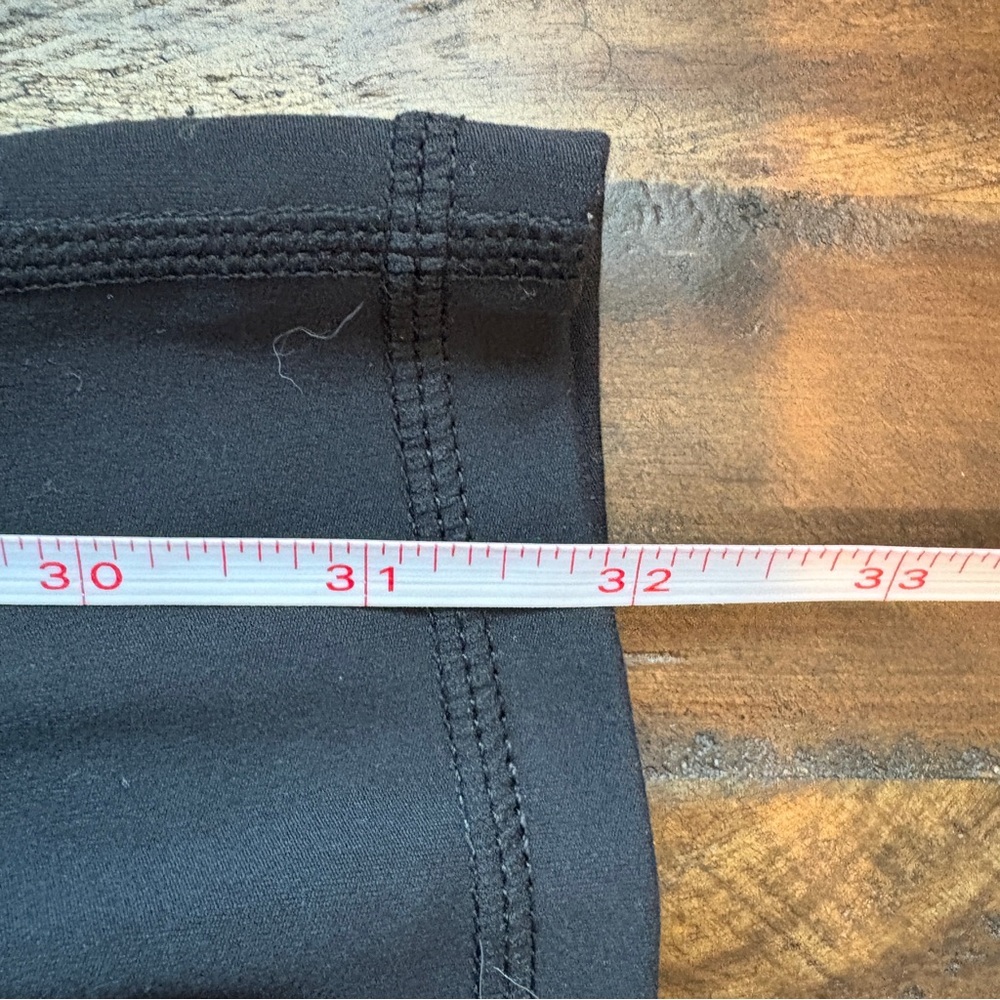 Reebok Crop Workout Leggings 21" Inseam Womens XL Gym Strength Training Running - Picture 6 of 10